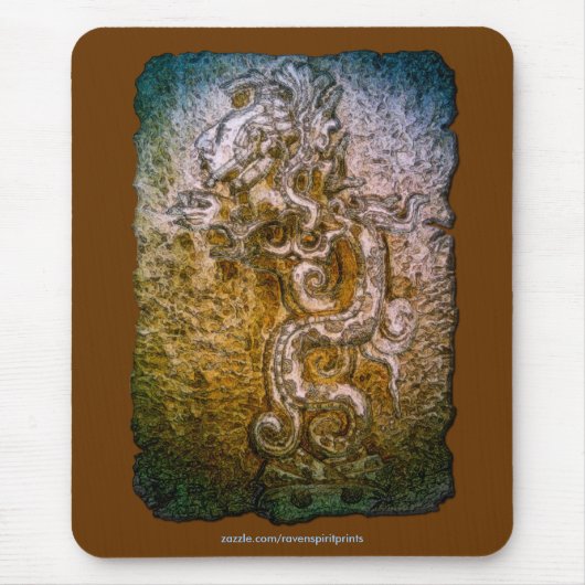 スピリット・オブ・メキシコ&ペルー、マヤンインカンデザイン マウスパッド (正面)