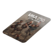 スピリット・オブ・76 – アメリカ250誕生日 マグネット (左側)