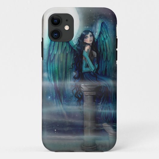 スピリット・ガイドの天使 ファンタジーアート Case-Mate iPhoneケース (裏面)