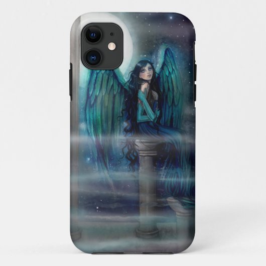 スピリット・ガイドの天使 ファンタジーアート Case-Mate iPhoneケース (裏面)
