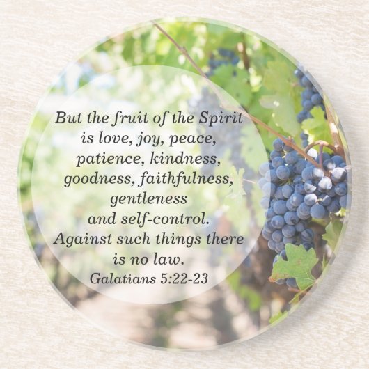 スピリット・ドリンク・コースターの果実 コースター (正面)