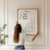 スピリット・バイブル・バース・アートの果実 ポスター