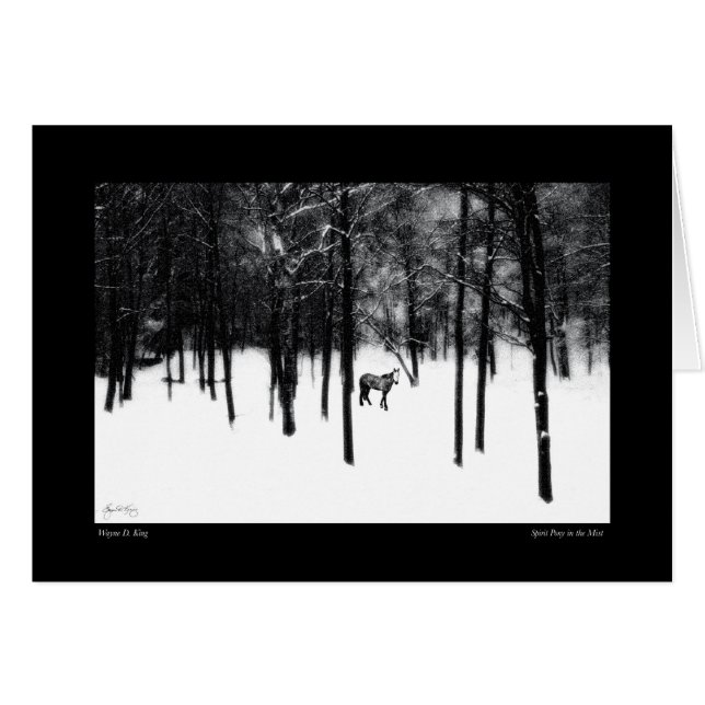 スピリット・ポニーがミストカードに (正面横)