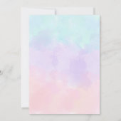 スピリット、ワイルド&フリー誕生日フラット招待状5 x 7 招待状 (裏面)