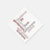 スピリット・ワード・アートの果実 スタンダードカクテルナプキン (角)