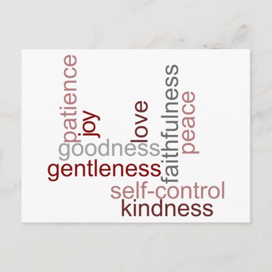 スピリット・ワード・アートの果実 ポストカード (正面)