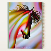 スピリット – AIファンタジーアートプリントホース プランナー手帳 (裏面)