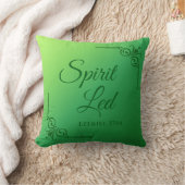 スピリットLedエゼキエル37:14緑 クッション (ブランケット)