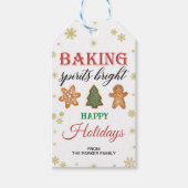 スピリッ焼いたツブライト、休日メッセージカード ギフトタグ (正面)