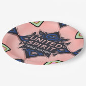 スピリッ統一されたト誇りを持ったネーション紙プレート ペーパープレート (アングル)