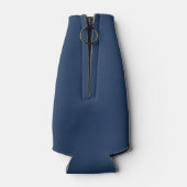 スピリッ航海のトいかり、ホイール、ネイビーブルー ボトルクーラー (裏面)