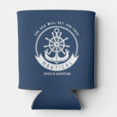 スピリッ航海のトいかり、ホイール、ネイビーブルー 缶クーラー (裏面)