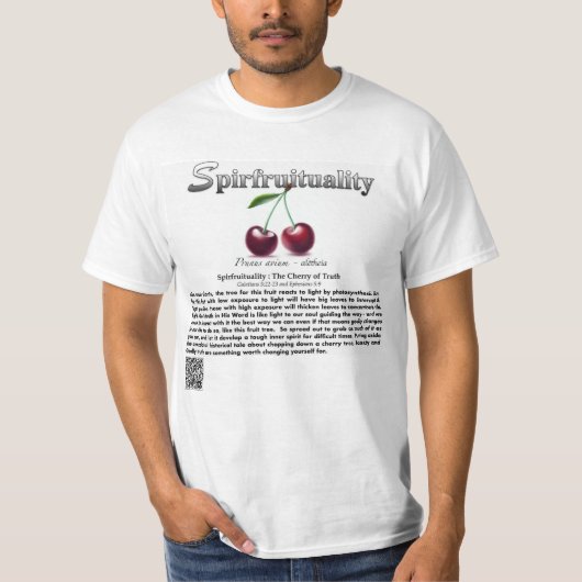 スピルフルアリティ : 真実のさくらんぼ Tシャツ (正面)