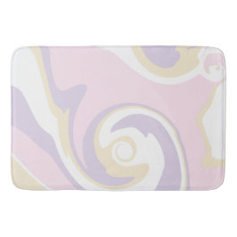 スピル – パステルピンク、黄、紫 バスマット
