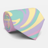 スピル – パステルピンク、黄、紫、緑 ネクタイ (ロール)