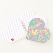 スピル – パステルピンク、黄、紫、緑 ノートブック (内部)