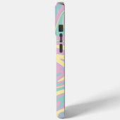 スピル – パステルピンク、黄、紫、緑 Case-Mate iPhoneケース (裏面 / 左)