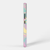 スピル – パステルピンク、黄、紫、緑 SAMSUNG GALAXYケース (右側面)