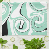 スピル – 緑（ミント） キッチンタオル (折り畳み)