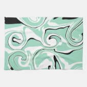 スピル – 緑（ミント） キッチンタオル (横)