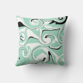 スピル – 緑（ミント） クッション (裏面)