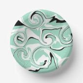 スピル – 緑（ミント） ペーパーボウル (正面)