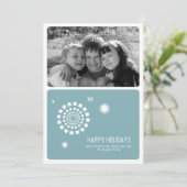 スピログラフクリスマスフォトカード5x7 シーズンカード (スタンド正面)