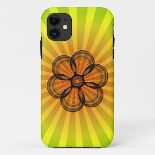 スピログラフ サンバースト Case-Mate iPhoneケース (裏面)