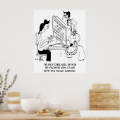 スピロメーター漫画7314 ポスター (キッチン)