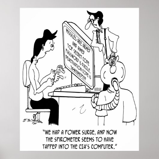 スピロメーター漫画7314 ポスター (正面)