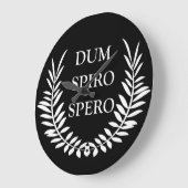 スピロ精液 ラージ壁時計 (傾斜)