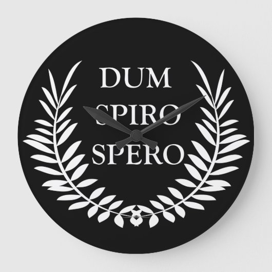 スピロ精液 ラージ壁時計 (正面)