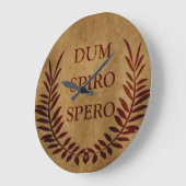 スピロ精液 ラージ壁時計 (傾斜)