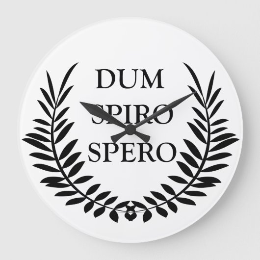 スピロ精液 ラージ壁時計 (正面)