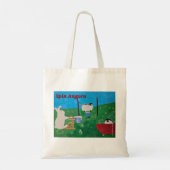 スピンアンゴラトート/ヤーンバッグ トートバッグ (裏面)