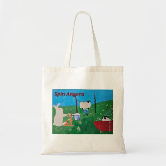 スピンアンゴラトート/ヤーンバッグ トートバッグ (正面)