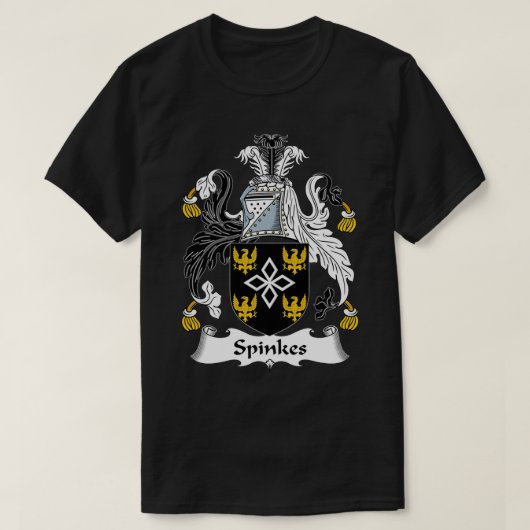 スピンクスコートオブアームズ家紋 Tシャツ (デザイン正面)