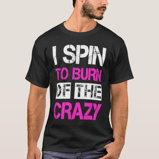 スピンクラス室内紡績 Tシャツ (正面)