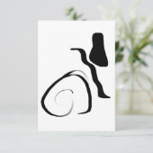 スピンサイクル:抽象芸術ブラック&ホワイト カード (スタンド正面)