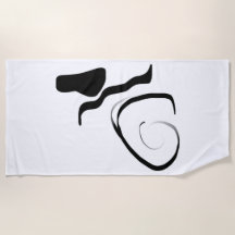 スピンサイクル：抽象芸術ブラック&ホワイト