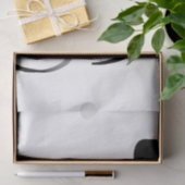 スピンサイクル：抽象芸術ブラック&ホワイト 薄葉紙 (ギフト)