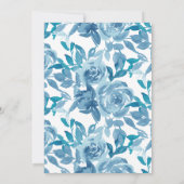 スピンシュガー&スカイダイバーブルー結婚のリハーサル 招待状 (裏面)