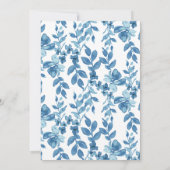 スピンシュガー&スカイダイバーブルー結婚のリハーサル 招待状 (裏面)