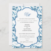 スピンシュガー&スカイダイバーブルー結婚のリハーサル 招待状 (正面)