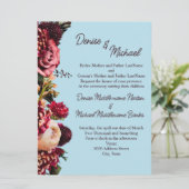 スピンシュガー ブルー クリサンセマム 招待状 (スタンド正面)