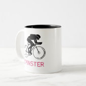 スピンスターおもしろいデザイン ツートーンマグカップ (正面左)