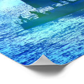 スピンナカーレーシングセーリングボートポスター ポスター (角)