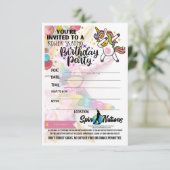 スピンネーションズ ユニコーン バースデー インビテーション (スタンド正面)