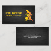 スピンバイクインストラクター 名刺 (正面/裏面)