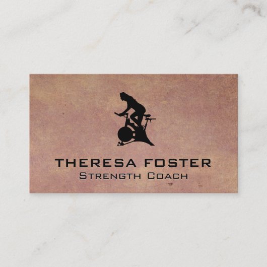 スピンバイクパーソナルトレーナー 名刺 (正面)